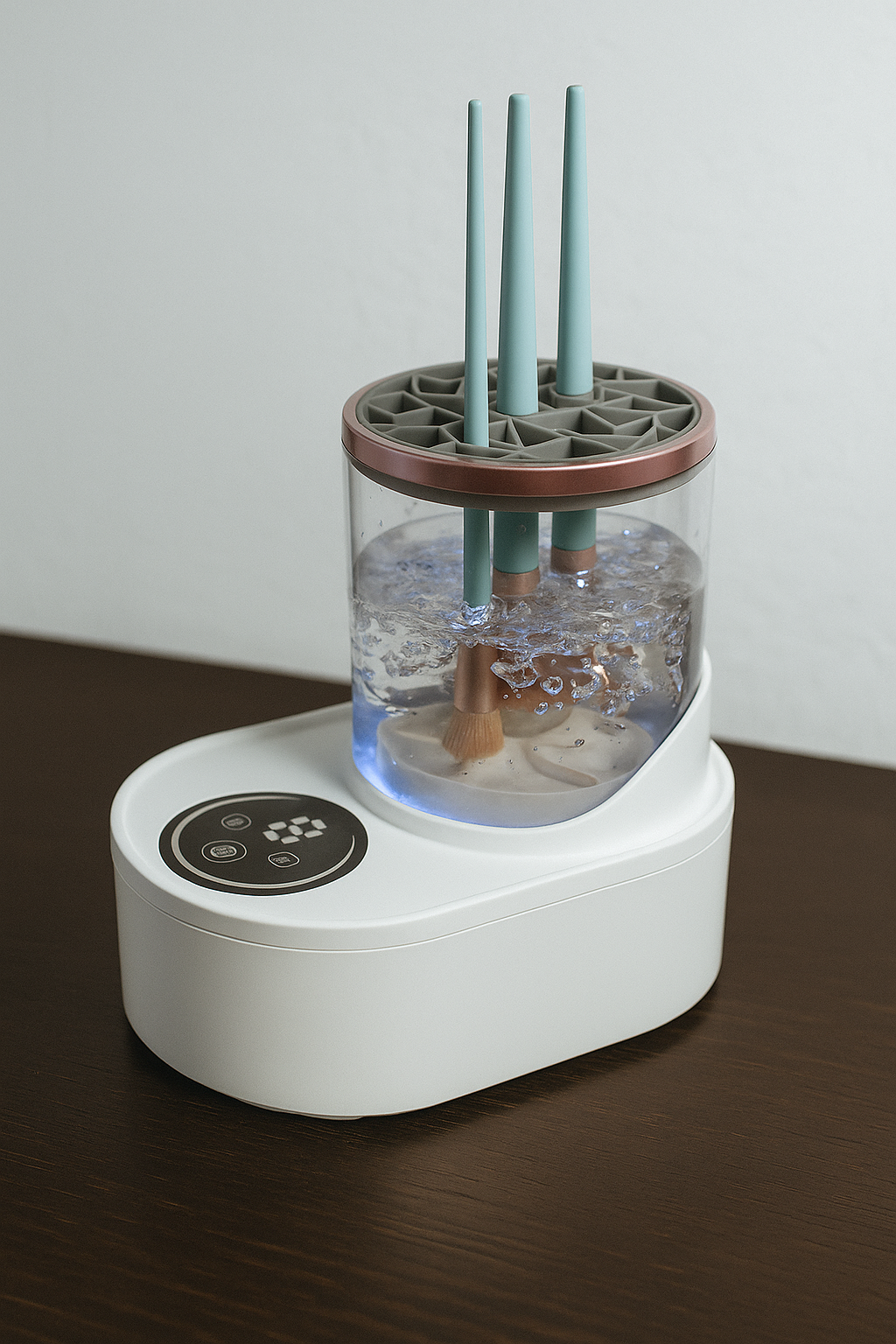 Electric Makeup Brush Cleaner Rechargeable Makeup Brushes Cleaning Tool Automatic Makeup Brush Cleaning Stand Device