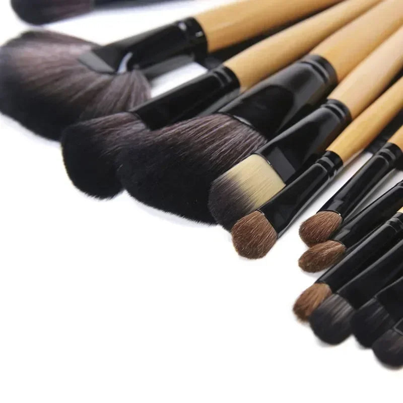 Gift Bag Of 24 Pcs Makeup Brush Sets Professional Cosmetics Brushes Eyebrow Powder Foundation Shadows Pinceaux Make Up Tools